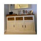 Balcão De Madeira 3 Portas E 3 Gavetas | Coleção England Bran